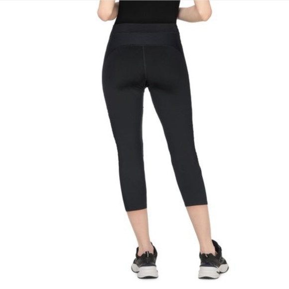 Golden Goose Women's Logo Print Cropped Leggings Size Medium - Picture 2 of 16